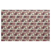 Rustikales Cross-Stitch Patchwork | Folk Holiday M Stoff (Fat Quarter (45,7 x 55,9 cm))