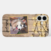 Rustikales Custom Square Foto Alaskan Malamute Pup Case-Mate iPhone Hülle (Rückseite (Horizontal))
