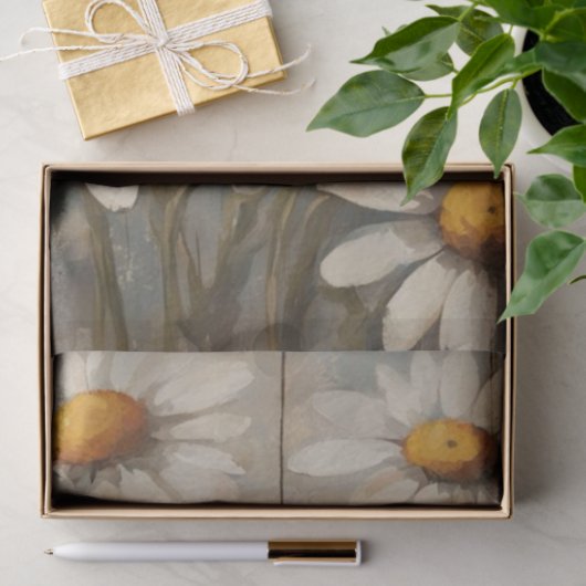 Rustikales Daisy Decoupage Tissue Paper Seidenpapier (Geschenk)