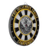 Rustikales Dekor der Hirschwaldwand Dartscheibe (Vorderseite Links)