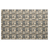 Rustikales Denim Halloween Patchwork-Muster Stoff (Fat Quarter (45,7 x 55,9 cm))