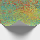 rustikales Design aus rostfreiem Kupfer Geschenkpapier (Ecke)