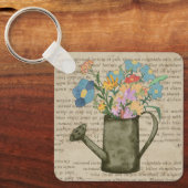 Rustikales Design für Bauernliebhaber Text und Blu Schlüsselanhänger (Vorderseite)