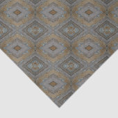 Rustikales Diamantmuster, bewogen von Holzkörnern Seidenpapier (Ausschnitt)