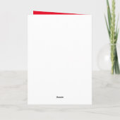 rustikales Dinner Party Template Menü Karte (Rückseite)