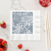 Rustikales Dogwood Blossom Wedding Handfasting lt. Serviette (Beispiel)