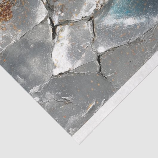 Rustikales Dragon Scale Mirror Decoupage Papier (Ausschnitt)