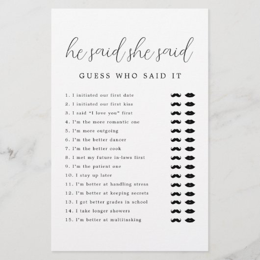 Rustikales Drehbuch sagte er sagte, sie sagte Brau (Vorderseite)