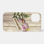 Rustikales Drehpapier Holzölfarbe Persönliche Beze Case-Mate iPhone Hülle (Rückseite (Horizontal))