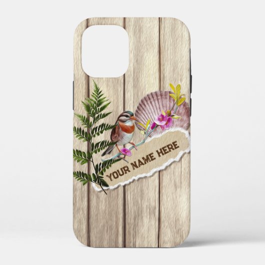 Rustikales Drehpapier Holzölfarbe Persönliche Beze Case-Mate iPhone Hülle (Rückseite)