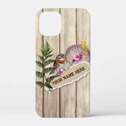 Rustikales Drehpapier Holzölfarbe Persönliche Beze Case-Mate iPhone Hülle (Rückseite)