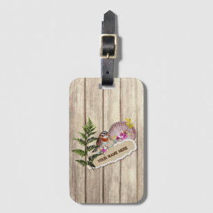 Rustikales Drehpapier Holzölfarbe Persönliche Beze Gepäckanhänger