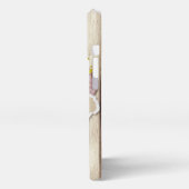 Rustikales Drehpapier Holzölfarbe Persönliche Beze iPhone Hülle (Linke Seite)