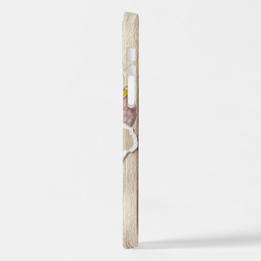 Rustikales Drehpapier Holzölfarbe Persönliche Beze iPhone Hülle (Linke Seite)