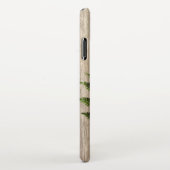 Rustikales Drehpapier Holzölfarbe Persönliche Beze iPhone Hülle (Rechte Seite)