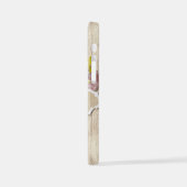 Rustikales Drehpapier Holzölfarbe Persönliche Beze iPhone Hülle (Linke Seite)
