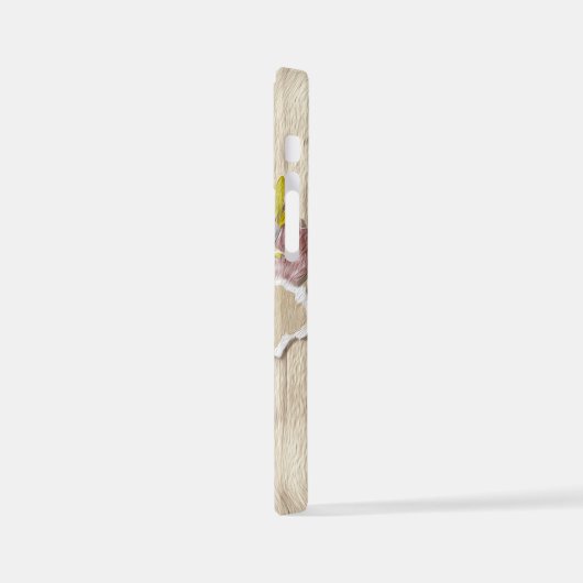 Rustikales Drehpapier Holzölfarbe Persönliche Beze iPhone Hülle (Linke Seite)