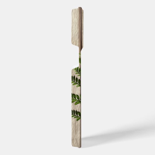 Rustikales Drehpapier Holzölfarbe Persönliche Beze iPhone Hülle (Rechte Seite)