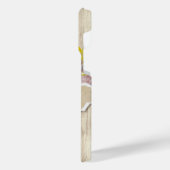 Rustikales Drehpapier Holzölfarbe Persönliche Beze iPhone Hülle (Linke Seite)