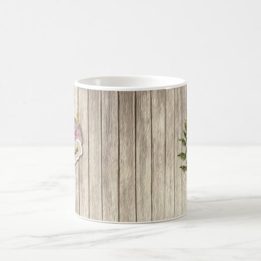 Rustikales Drehpapier Holzölfarbe Persönliche Beze Kaffeetasse (Mittel)