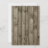 Rustikales Drei-Foto-Graduate Black Ankündigung (Rückseite)