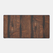 Rustikales dunkelbraunes Holz Schreibtischunterlage (Vorderseite)