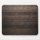 Rustikales dunkelbraunes HOLZ sieht Textur an Mousepad (Vorne)
