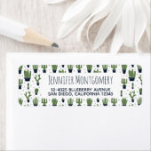 Rustikales dunkelgrünes Kaktus-Wüstenmuster (Insitu)