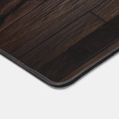 Rustikales dunkles Holz-Elegant Schreibtischunterlage (Ecke)