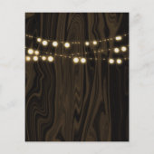 Rustikales Dunkles Holz & Licht 4 Foto Save the Da (Rückseite)