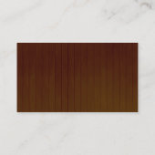 Rustikales dunkles Holz Lila Blütenschmetterlingst Platzkarte (Rückseite)