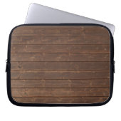 Rustikales Eichenholz Laptopschutzhülle (Vorderseite)