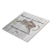 Rustikales, einfaches Kaninchen glücklich Neues Ja Fliese (Seite)