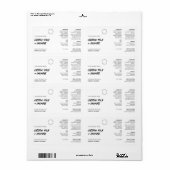 Rustikales, einfaches, Schwarz-weißes 2OZ Dropper  (Vorne)