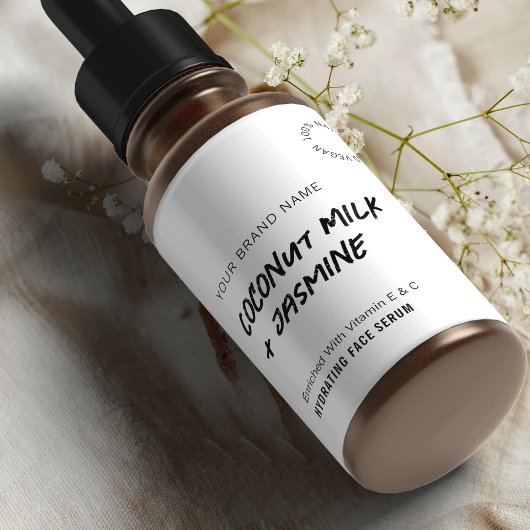 Rustikales, einfaches, Schwarz-weißes 2OZ Dropper