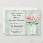 Rustikales Einladung (Vorderseite)