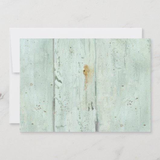 Rustikales Einladung (Rückseite)