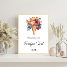 Rustikales Eiscreme-Brautparty