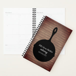 Rustikales Eisen Skillet Catering Restaurant Busin Planer