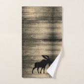 Rustikales Elch-Badehandtuch-Set Badhandtuch Set (Handtuch)