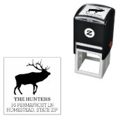 Rustikales Elch | Rücksendeadresse von benutzerdef Permastempel (Beispiel)