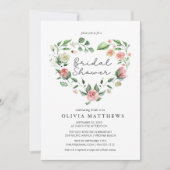 Rustikales Elegance Blush Brautparty Einladung (Vorderseite)