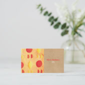 Rustikales Elegant Beruflich Visitenkarte (Stehend Vorderseite)