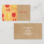 Rustikales Elegant Beruflich Visitenkarte (Vorne/Hinten)