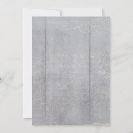 Rustikales Elegant Einladung (Rückseite)