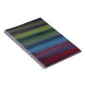 Rustikales Elegant Multicolor Aquamarin Notizblock (Rechte Seite)