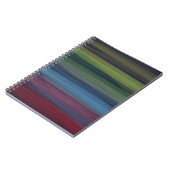 Rustikales Elegant Multicolor Aquamarin Notizblock (Linke Seite)