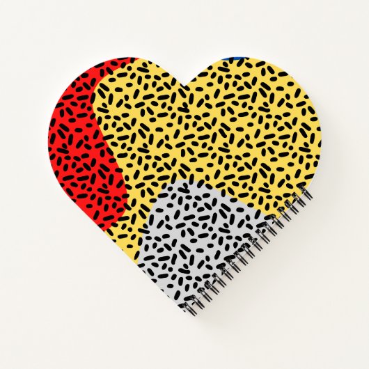 Rustikales Elegant Multicolor Notizblock (Rückseite)