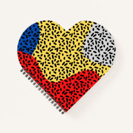 Rustikales Elegant Multicolor Notizblock