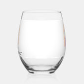 Rustikales Elegant Rainbow Baby Shower Trinkbehält Weinglas Ohne Stiel (Links)